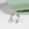 Pendientes de perlas de agua dulce Zhuji coreanas con viento Ins para mujer, nicho, pendientes de perlas de alta gama al por mayor, una generación de cabello