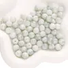 Cuentas de Porcelana Interior Rota Imitación Cristal 10mm Teñido al Agua Cuentas Redondas Esmaltadas Hechas a Mano para DIY Joyería Accesorios Venta al por Mayor