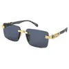 Gafas de Sol Modernas y de Moda para Mujer Verano Cuadradas Redondas Cara Delgada Aspecto Protector Solar Gafas de Sol 131 Bb03 6