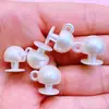 Accesorios: Parte Superior de Zapato Desmontable, Hebilla de Zapato de Flor de Perla Sintética Color Blanco Roto, Hebilla en Forma de I, Accesorios para Zapatos de Madera, Piezas para Joyería DIY