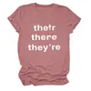 Allí su allí están Amazon eBay sitio independiente camiseta casual y cómoda para mujer de cuello redondo y manga corta