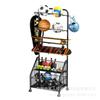 Suporte Transfronteiriço para Armazenamento de Patinetes Doméstico Móvel Multicamadas Estante de Livros Infantis Prateleira de Exibição para Ornaments de Sala de Estar Quarto