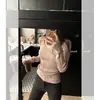Top atrevido con cuello en U y escote pronunciado, camiseta de punto de manga larga, capa base ajustada con diseño acanalado, Primavera 2025