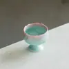 Tetera de Cerámica con Esmalte Cristalizado en Horno, Gaiwan, Juego de Té Kung Fu Flor de Hielo, Taza de Maestro, Taza de Degustación, Taza de Té, Posavasos, Taza de Café