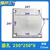 Peças Embutidas Galvanizadas, Placas de Aço Embutidas, Placas de Ferro Galvanizadas a Quente, Pilares de Quatro Furos para Fachada Cortina, Conectores de Estrutura de Aço, Soldagem de Tubos de Aço