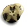 Botón de resina de cuatro ojos con patrón de flor de palo al por mayor, botón de traje, botón de puño de bolsillo para vestido de niño