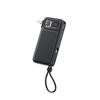Cargador móvil 2 en 1 de carga rápida de 22,5 W, plegable, en línea, con cinturón, tesoro de carga de 20 000 mA, súper grande