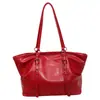 Bolso Tote Nuevo para Mujer 2026, Gran Capacidad, Bolso de Hombro de Cuero Suave Versátil Vintage, Bolso Casual Simple para el Trabajo