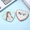 Insignia Bidimensional Personalizada Texto Cepillado Doble Destello Láser Personaje de Dibujos Animados de Videojuegos Artículos para Autoimpresión Insignia de Hoja de Lata