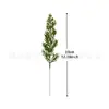 Enfeites de plantas artificiais verdes transfronteiriços, plantas artificiais individuais de pinho e cipreste, acessórios para plantas aquáticas, decorações versáteis de flores artificiais, decorações de Natal