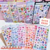 Adesivos Divertidos 3D Embossed Desenho Animado Fofo Adesivos Criativos para Diário Adesivos de Recompensa para Meninas Adesivos de Bolha Decoração para Capinha de Celular