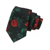 Ventas Directas de Fábrica Corbatas para Hombre Ropa Formal Personalizadas 7cm Vintage Flores Grandes Casual Bordado Jacquard Estampado Personalizado