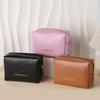 Nova bolsa de cosméticos portátil grande capacidade PU bolsa octogonal portátil viagem à prova d'água bolsa de armazenamento de cosméticos bolsa de lavagem