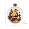 Adornos de bola de Navidad creativos transfronterizos, decoraciones navideñas para el hogar, regalos, bolas de Navidad