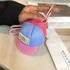 Boné Popular com Bico de Pato Colorido Dopamina Porta-Moedas Armazenamento Porta-Moedas Bolsa para Fones de Ouvido Pingente de Chaveiro Pequena Bolsa