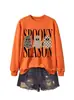 Amazon eBay tienda independiente moda versátil mujer temporada espeluznante tres fantasmas sudadera divertida