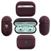 Adecuado para Apple AirPods Pro2 Estuche Protector 3 Tejido de Color Sólido Cuero Sintético Anticaída 1ª Generación Estuche Protector para Auriculares