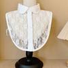 Decoración de Cuello Falso Estilo Coreano Otoño Negro Cuello Falso Versátil para Mujer Cuello de Muñeca Otoño e Invierno Blanco Cuello Falso Camisa Venta al por Mayor
