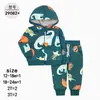 Ropa Nueva de Otoño Transfronteriza Sudadera Material Ropa Infantil Traje de Dos Piezas Traje Deportivo Energético [Envío Directo]