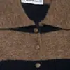 Cardigan de Tricô Listrado Estilo Minimalista Versátil Solto Design Confortável Venda Quente Amazon Europeia e Americana Aliexpress