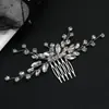 Acessórios de Cabeça para Casamento Noiva Amazon Pegue Diamante Vidro Pente de Cabelo Artesanal Pente Lateral Acessórios de Casamento Acessórios de Cabelo Atacado