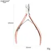 Alicate de Cutícula, Pinça Bico de Águia, Ferramentas de Manicure, Aço Inoxidável, Afiado, Cabo Colorido Galvanizado, Alicate de Cutícula Manual, Uso Profissional para Salões de Unhas
