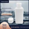 Frasco Quadrado para Reagentes de 100ml Frasco para Desinfetante de PE Frasco Branco Selado para Dispensar Pesticida Químico