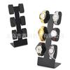 Soporte de Exhibición de Relojes de Acrílico Personalizado al por Mayor de 6 Ranuras Tablero de Exhibición de Relojes Accesorios de Exhibición Exhibición de Venta de Relojes