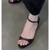 Sandalias Sexis de Una Correa con Hebilla y Punta Abierta, Modernas, Sencillas y Elegantes para Mujer, Tacón Kitten Retro, Piel Suave, Zapatos Cómodos para el Trabajo Diario para Mujer