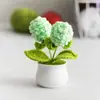 Día del Maestro Maceta Tejida Flor Artificial Acabados Adornos Decoración Hogar Amigos Mejor Amigo Regalos Regalo Flores en Maceta