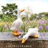 Adornos de Resina de Pato Bebiendo Animal Simulado para Exterior, Patio, Jardín, Piscina, Estanque de Peces, Decoración de Paisaje Acuático, Diseño de Paisajismo