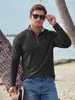 Ropa de Hombre Transfronteriza Estilo Americano Cuello Alto Elástico Deportivo Pulóver Comercio Exterior TK Tallas Grandes Exterior Fitness Transpirable Sudadera Casual