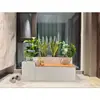 Suporte de Flores de Aço Inoxidável para Exterior Vaso de Flores Varanda Sala de Estar Vaso de Chão Pátio Calha de Flores Divisória de Cerca Caixa de Plantio Canteiro de Flores