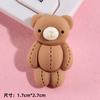 Matte matte cartoon coelho urso simulação biscoito sorvete criativo creme cola celular shell diy material
