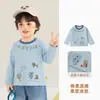 Kaka Panda Roupas Infantis Crianças Algodão Puro Manga Longa Camiseta Meninos Camada Base Meninas Top de Outono Roupas de Outono para Bebê Tendência