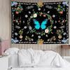 Tela colgante Amazon transfronterizo hogar estilo ins tela de fondo bohemio Tela decorativa de pared tapiz de hongo de calavera