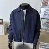 2025 Amazon transfronterizo TEMU Xiyin popular moderna elegante chaqueta para hombre estilo hip-hop chaqueta bordada de caballo de guerra