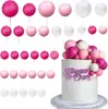 Topper para Pastel de Bola de Espuma con Purpurina Negra y Dorada Popular Transfronterizo Decoración de Fiesta de Cumpleaños Adorno para Mesa de Postres Estilo Ins