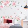 Novas Flores Frescas Pequenas Quarto Sala de Estar Entrada Dormitório Decoração de Casa Adesivos de Parede Autoadesivos C271 Atacado Transfronteiriço