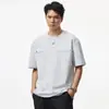 Ropa de Hombre Xintang 2026 Verano Nuevo Modelo 230g Transpirable Color Sólido Diseño de Retazos Camiseta para Hombre