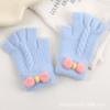 2025 Nuevos Guantes Bordados para Mujer Lindo Oso Sonriente de Dibujos Animados Otoño e Invierno Cálidos y a Prueba de Frío Agujas para Hombres y Mujeres