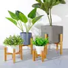 Estante de Flores de Madera para Sala de Estar de Pie para Interiores Soporte de Maceta de Flores de Madera para Interiores Balcón Maceta para Suculentas Planta Estante de Madera