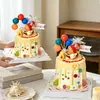 Decoraciones de Pastel de Moda para el Día del Niño Figuras de Estrella Sopladoras de Burbujas de Dibujos Animados Adornos 61 Feliz Día del Niño Toppers de Globo Coloridos