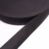 Banda Elástica de Crochet de Poliéster de Alta Elasticidad 1.5cm 2cm de Ancho Negro Blanco Cinturilla para Ropa Elástico Plano Accesorios Venta al por Mayor