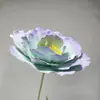 Flor Grande de Simulación Flor de Peonía EVA Impermeable para Exteriores Flor Gigante de Papel Exhibición de Ventana de Boda Arreglo de Evento Arte Floral