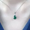 Colgante de Cristal de Té para Mujer al por Mayor Estilo Retro Antiguo Indonesio Colgante de Collar con Forma de Gota Productos de Fábrica