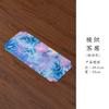 Novo tapete de bolhas secas estilo zen chinês, tapete de chá pequeno com estampa vintage, tapete de isolamento térmico de dupla face, toalha de mesa redonda, corredor de mesa à prova d'água