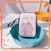 Bolsa de almacenamiento portátil para cargador, cable de datos para audífonos, lindo dibujo animado, cámara CCD, caja organizadora portátil, bolsa de gran capacidad