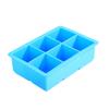Máquina de hielo casera DIY para el hogar Bandeja de cubitos de hielo de silicona de 6 rejillas Caja de hielo Bandeja de 6 piezas para hacer hielo Adecuado para la cocina