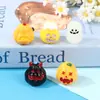 Adornos de Calabaza Luminosa de Resina para Halloween Transfronterizos Decoración de Atmósfera de Horror para el Hogar Adornos de Paisaje en Miniatura Manualidades